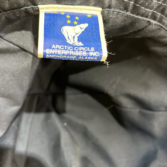 Anchorage Alaska Bucket Hat Navy Blue with Embroidery by Arctic Circle - Picture 4 of 5